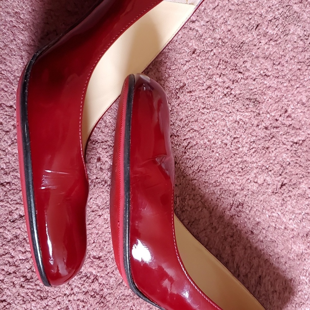 Christian Louboutin Oxblood Simple Pumps 100 38.5 - Picture 4 of 5